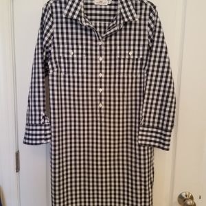 Vineyard Vines cotton shirt dress.